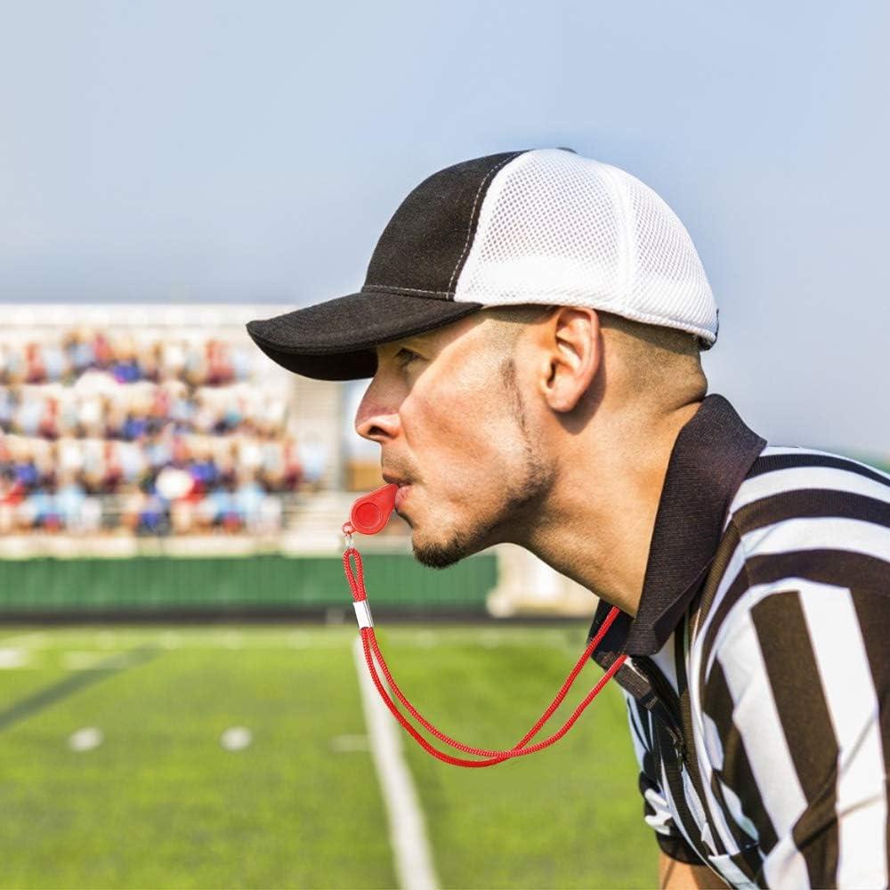 Silbatos de Emergencia Rojos Hipat con Cordón y Agarre 120dB
