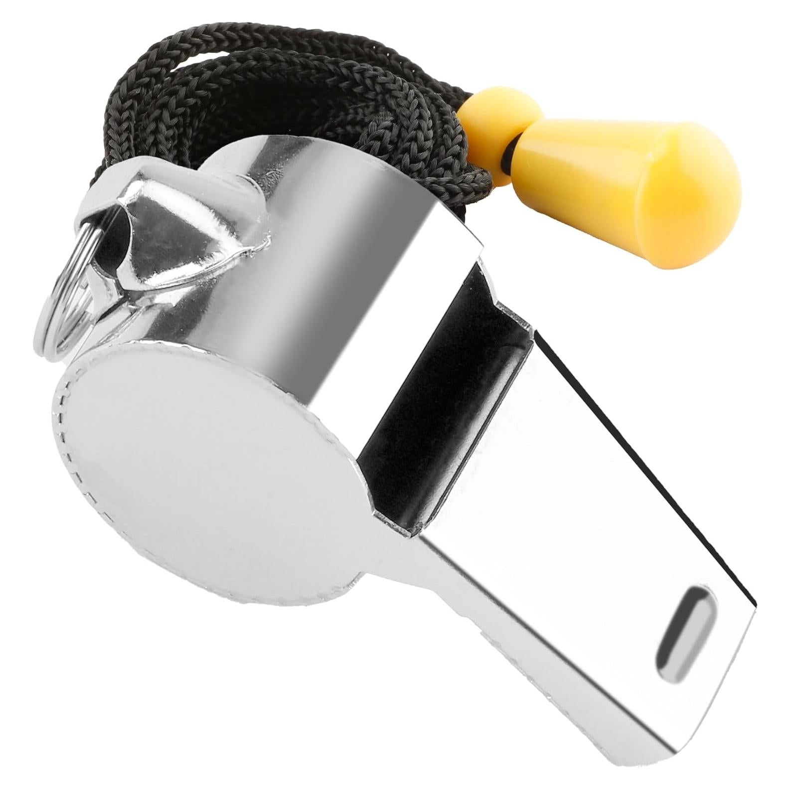 Silbato de Entrenador Bsofing de Acero Inoxidable con Cordón
