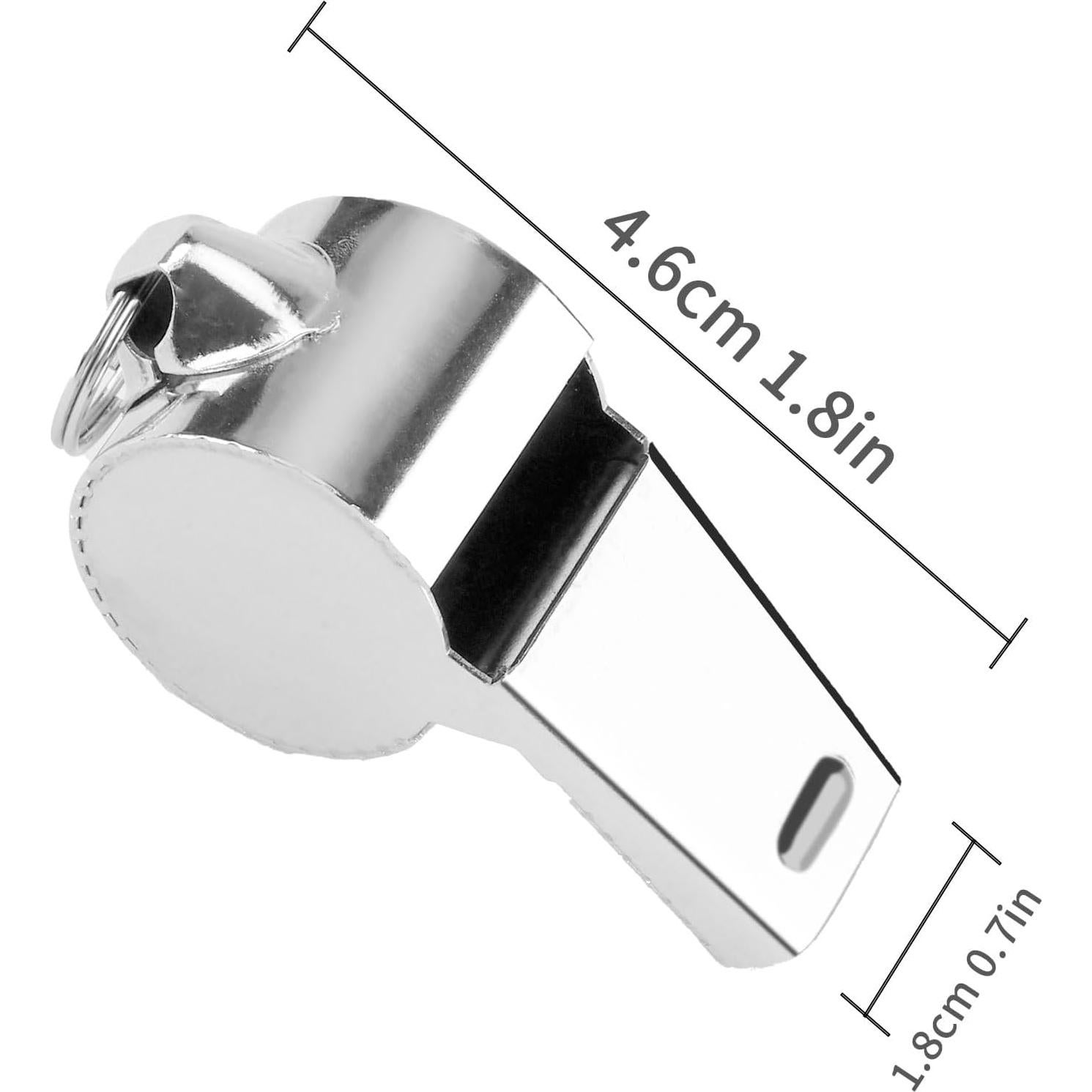 Silbato de Entrenador Bsofing de Acero Inoxidable con Cordón