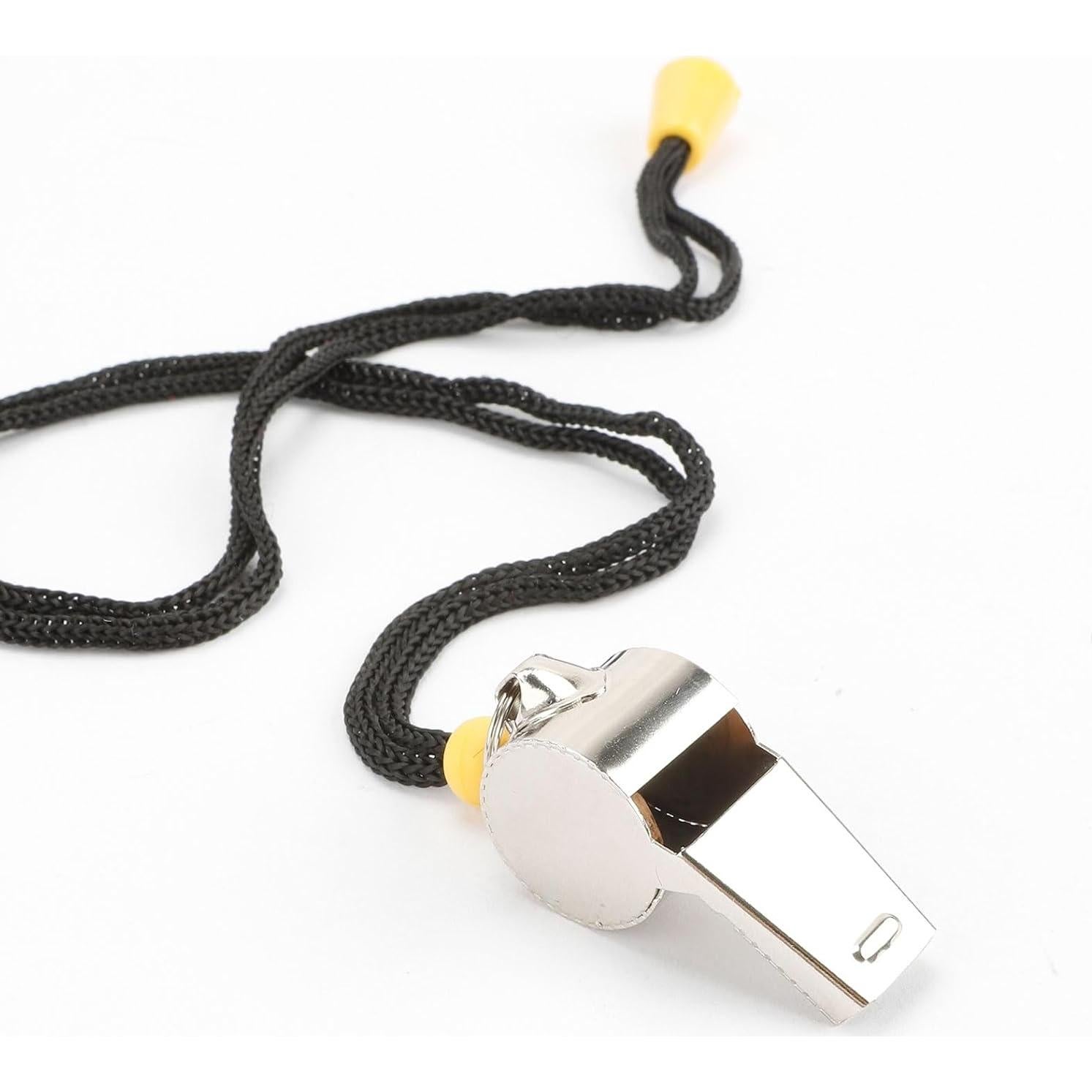 Silbato de Entrenador Bsofing de Acero Inoxidable con Cordón