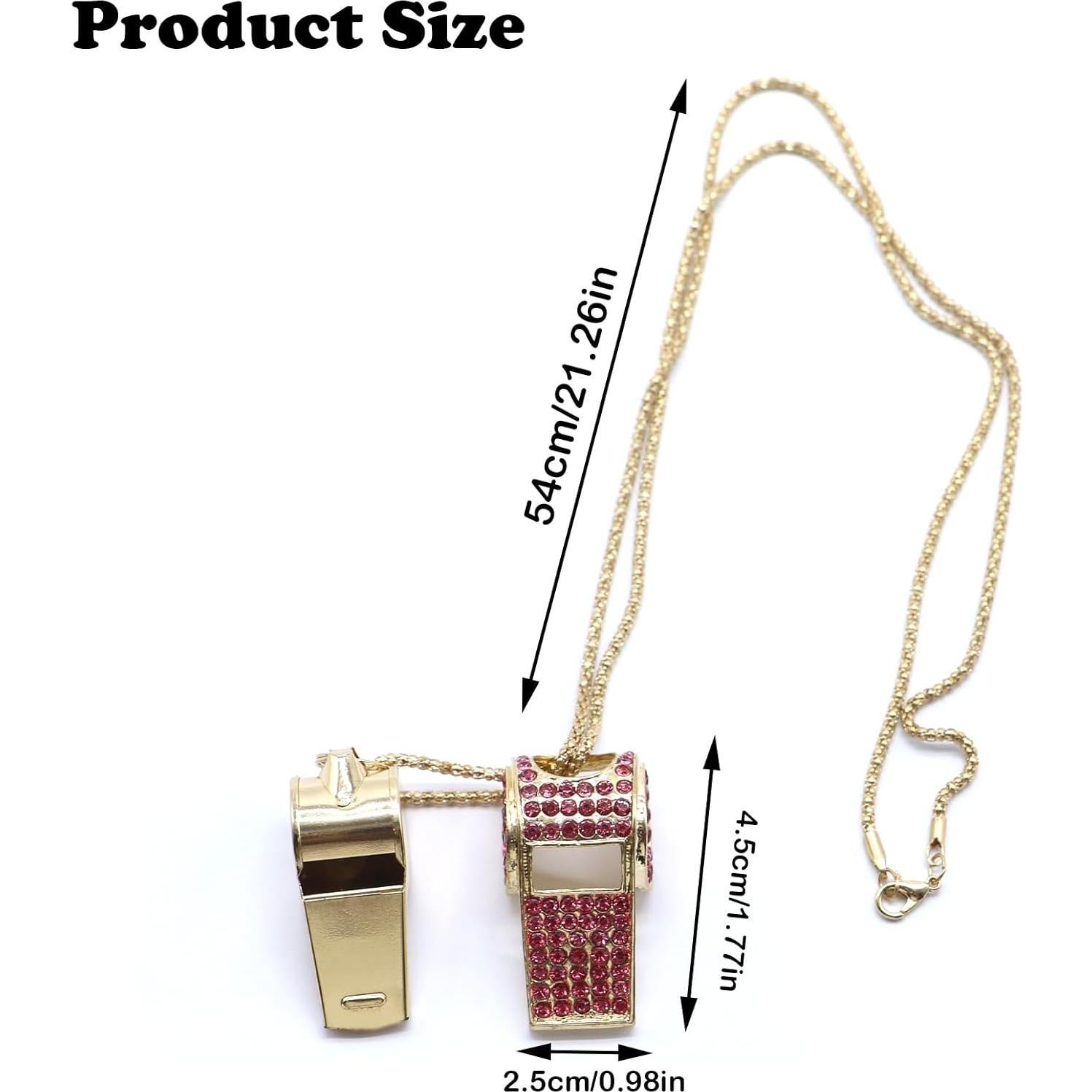 Silbato de Metal con Cristales UnisonPet Rosa 30cm