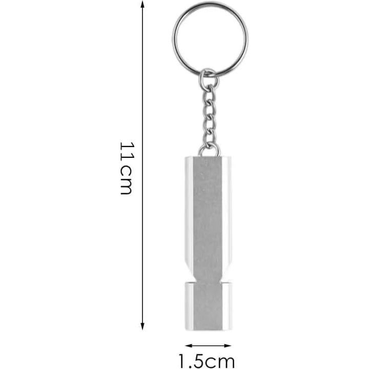 Silbato de Supervivencia J-Kare Aluminio Paquete de 2