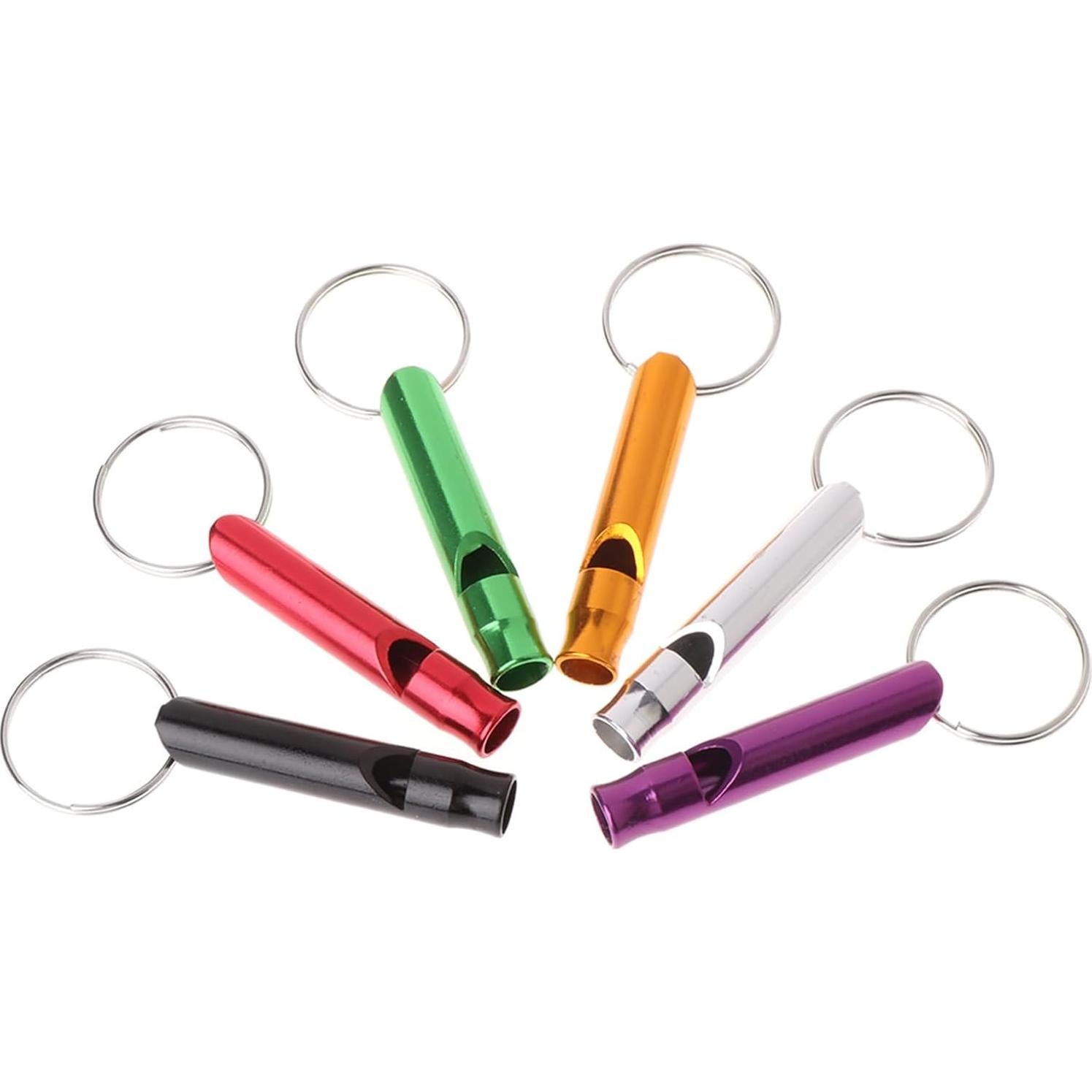 Silbato de Aluminio para Supervivencia 6 Pcs Caralin