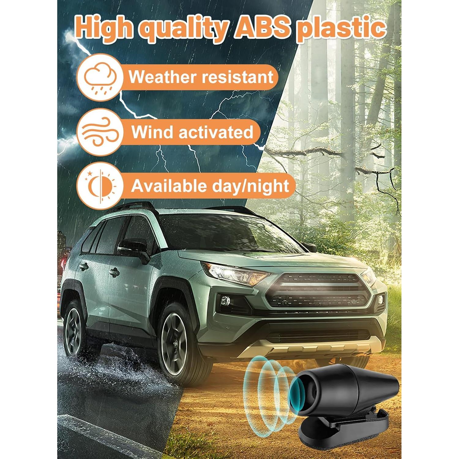 4 Silbatos Ultrasonicos y a Viento Apipi para Vehículos