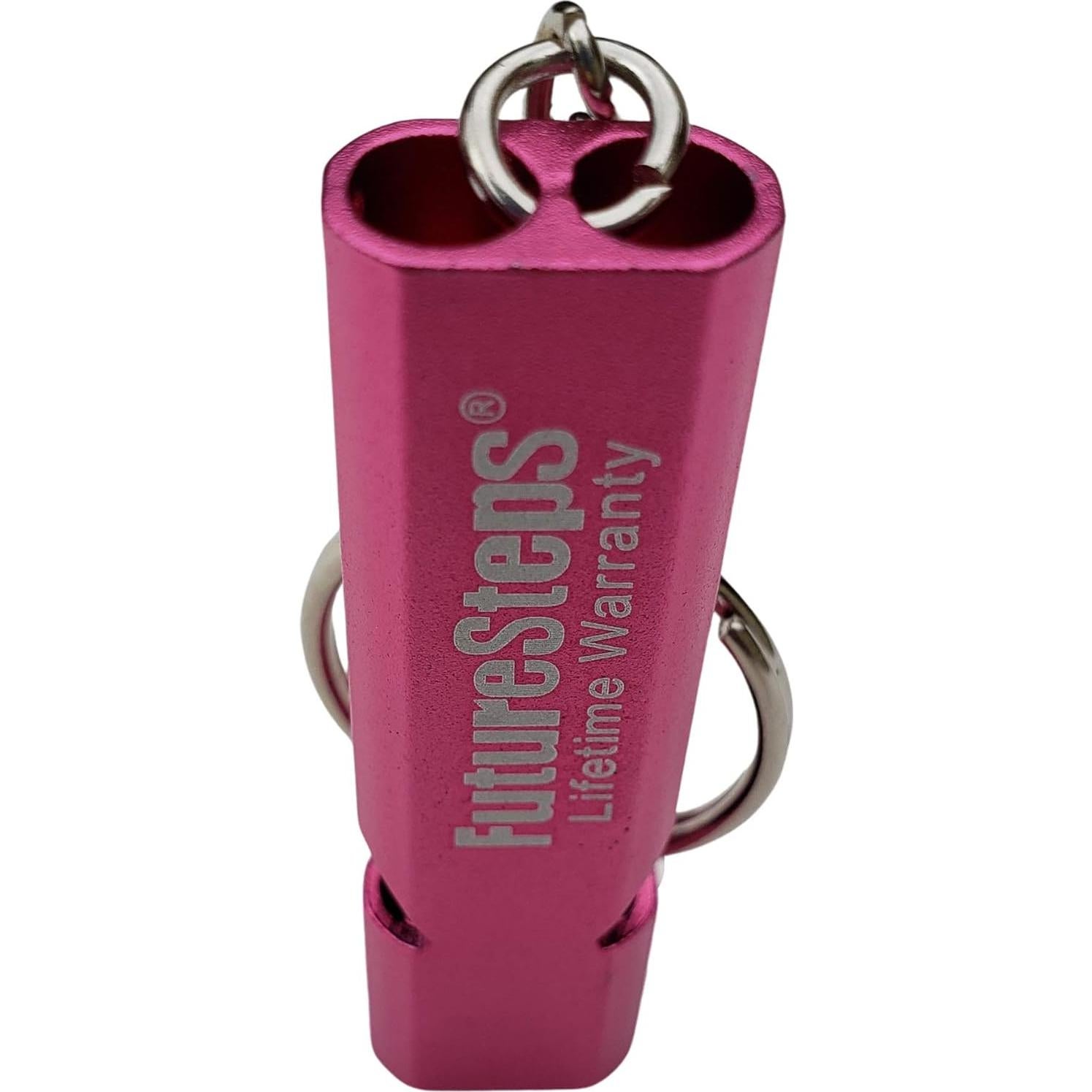 Silbato Rosa FutureSteps 120dB con Cordón - Emergencias y Deportes