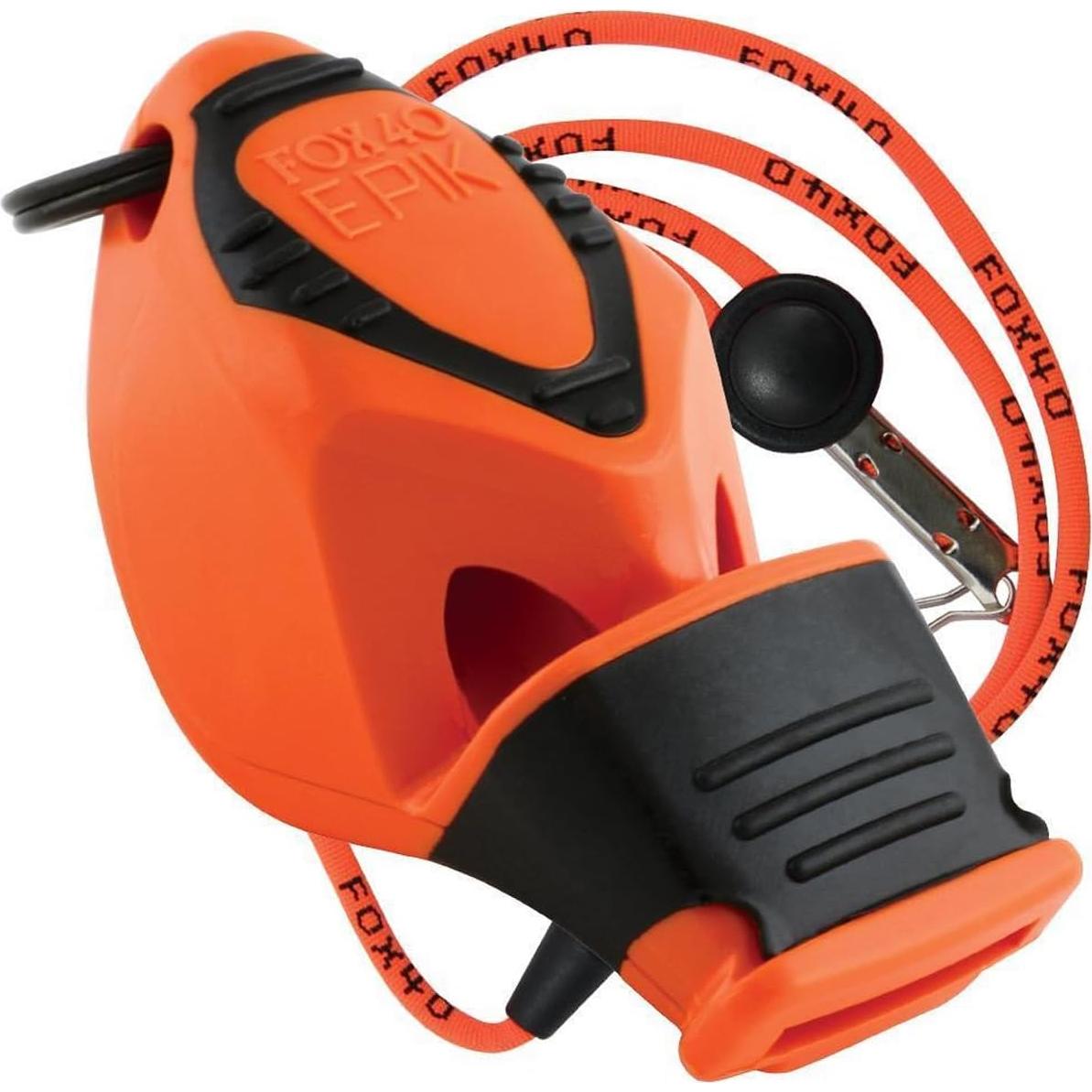 Silbato de Seguridad Fox 40 Epik CMG Rojo con Correa