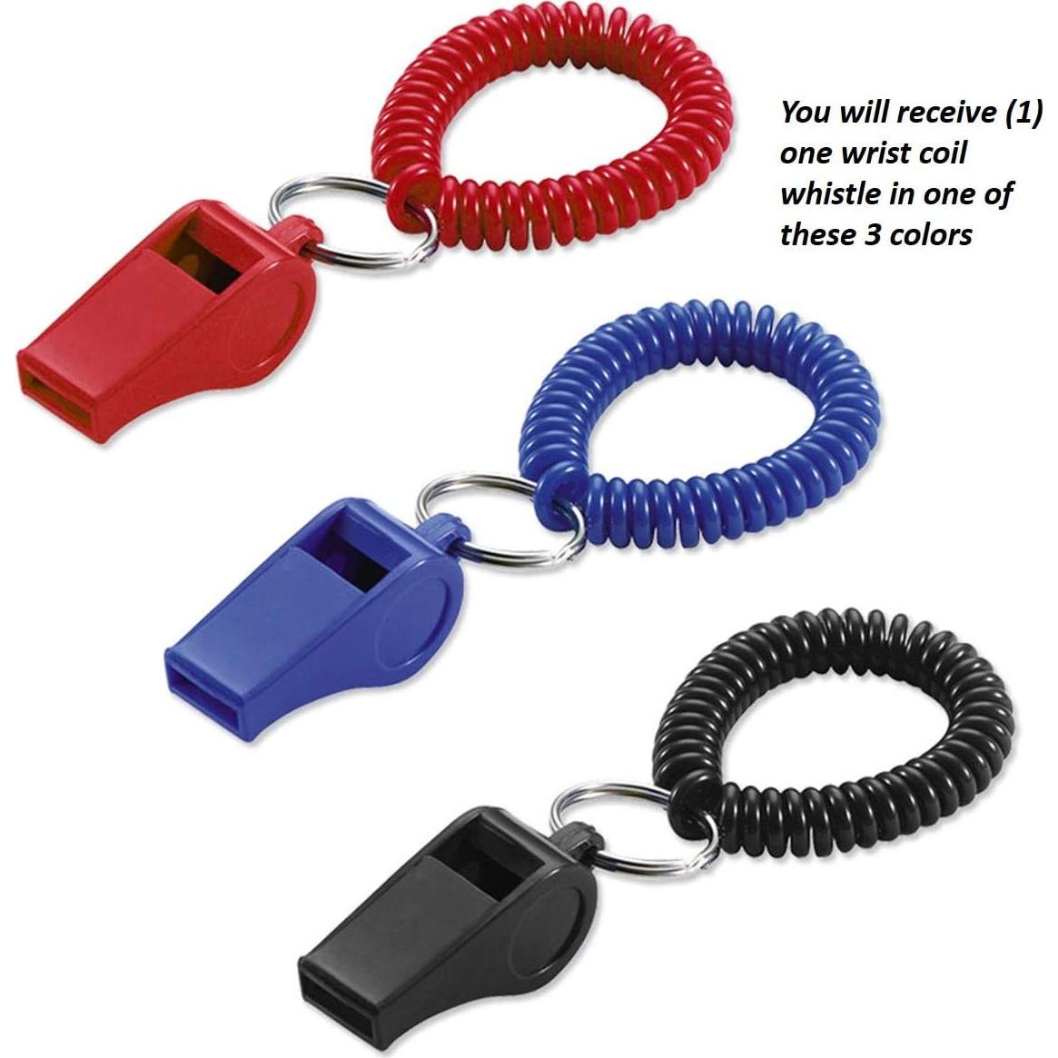 Bobina de Muñeca Lucky Line con Silbato, 5.08 cm, Colores Variados