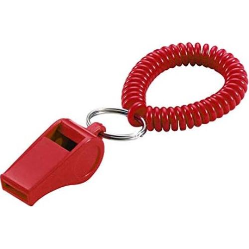 Bobina de Muñeca Lucky Line con Silbato, 5.08 cm, Colores Variados