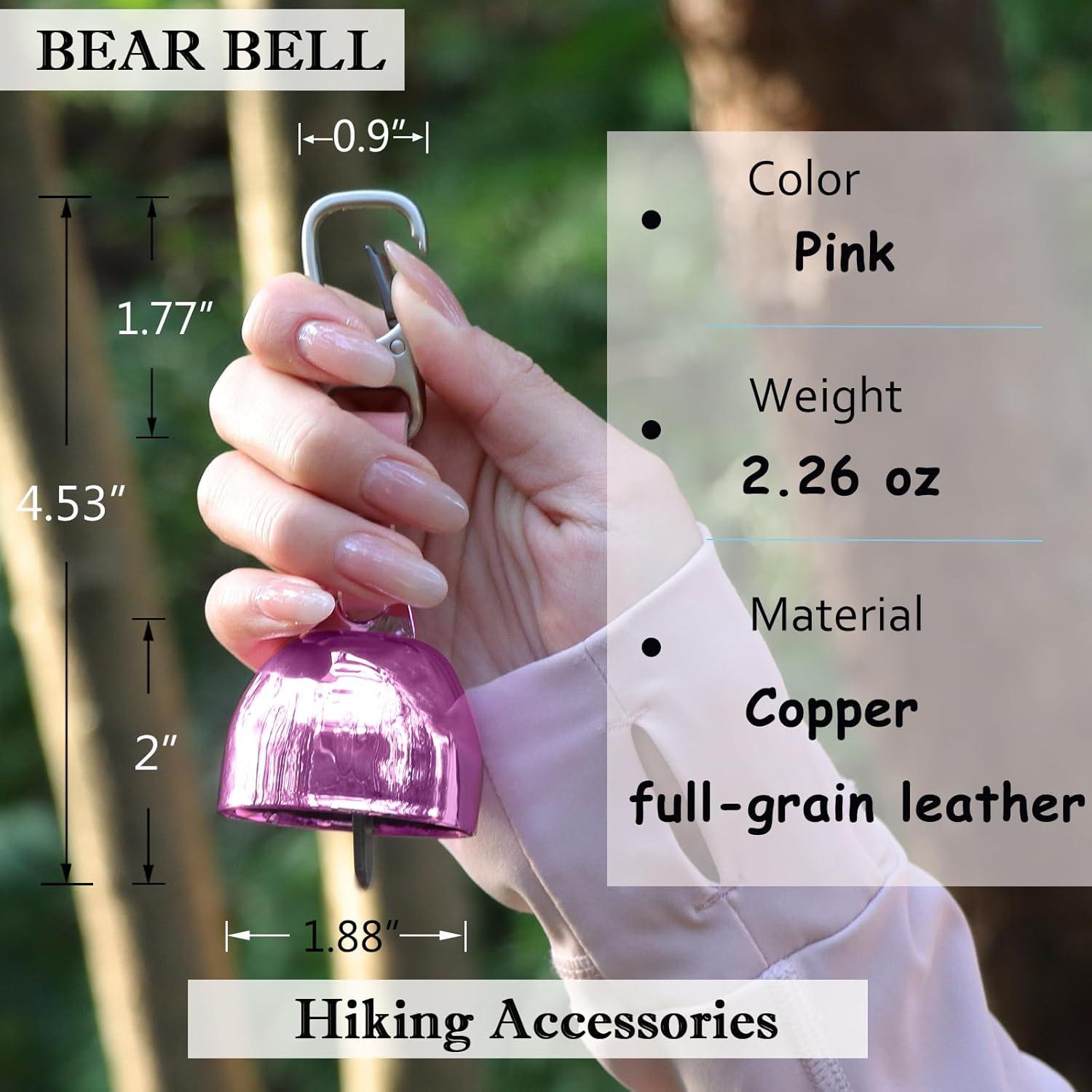 Campana de Oso Ruidosa ZLYNN con Silenciador Rosa