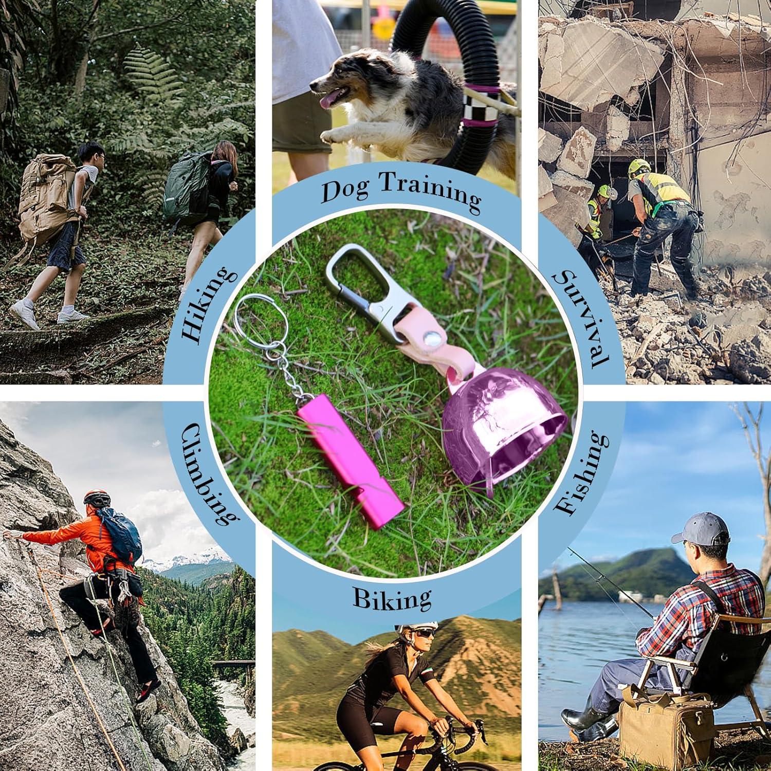 Campana de Oso Ruidosa ZLYNN con Silenciador Rosa