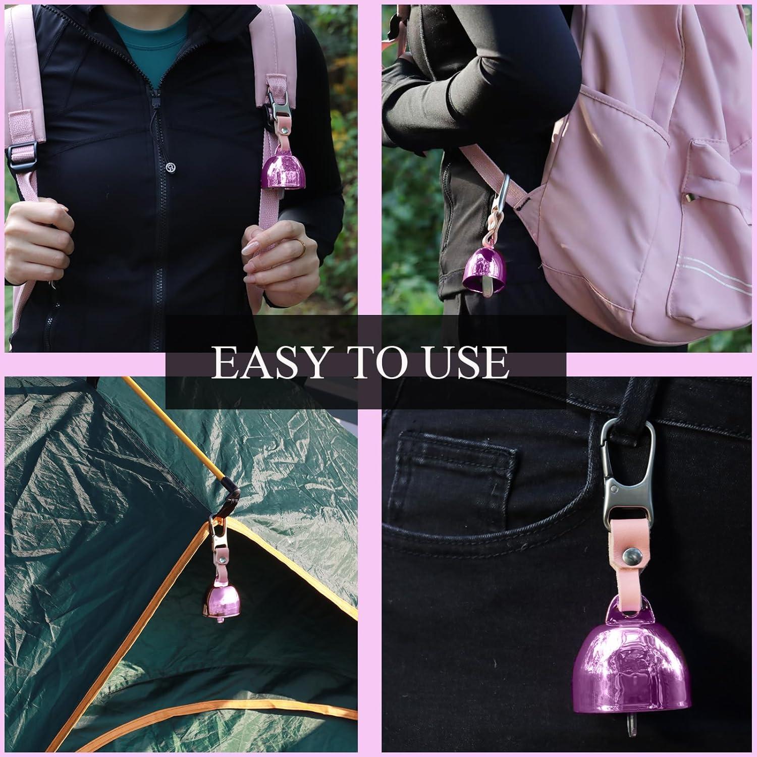 Campana de Oso Ruidosa ZLYNN con Silenciador Rosa