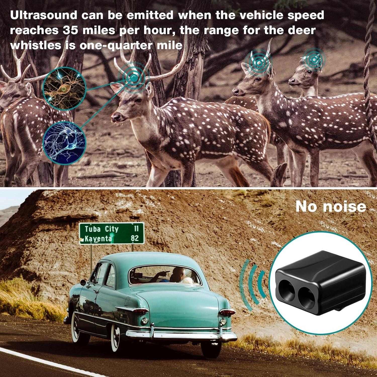 Silbatos para Ciervos Frienda - Evita Colisiones - 8 Piezas