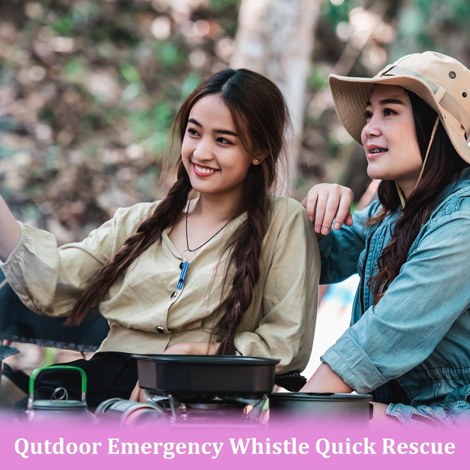 12 Silbatos de Emergencia Aluminio FdcLixuvol 6 Colores