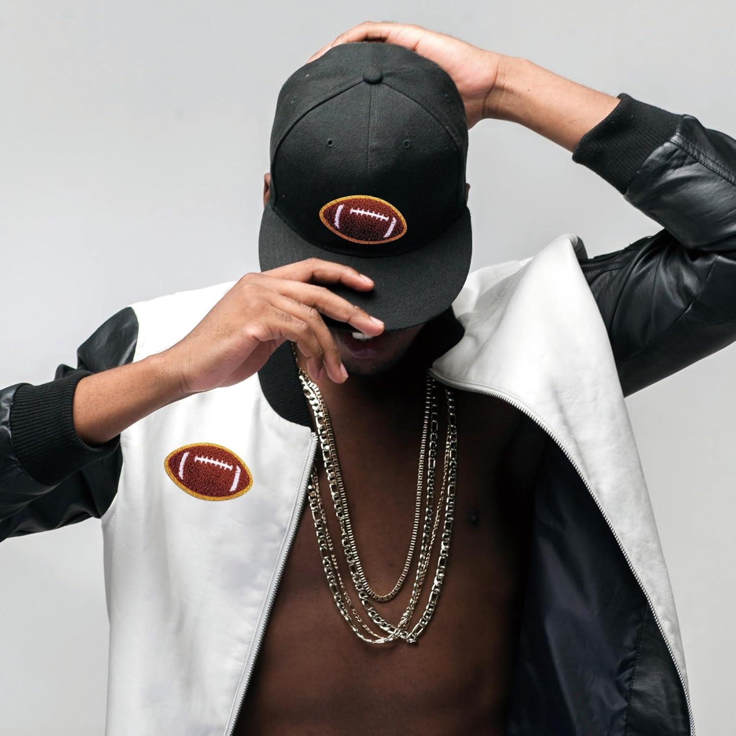 Parches de Fútbol Chenille PAGOW 9pcs para Planchar y Coser