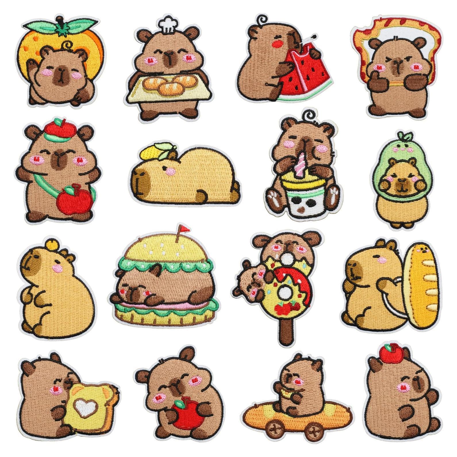 Parches Termoadhesivos Nuguri 16pcs Bordados para Ropa