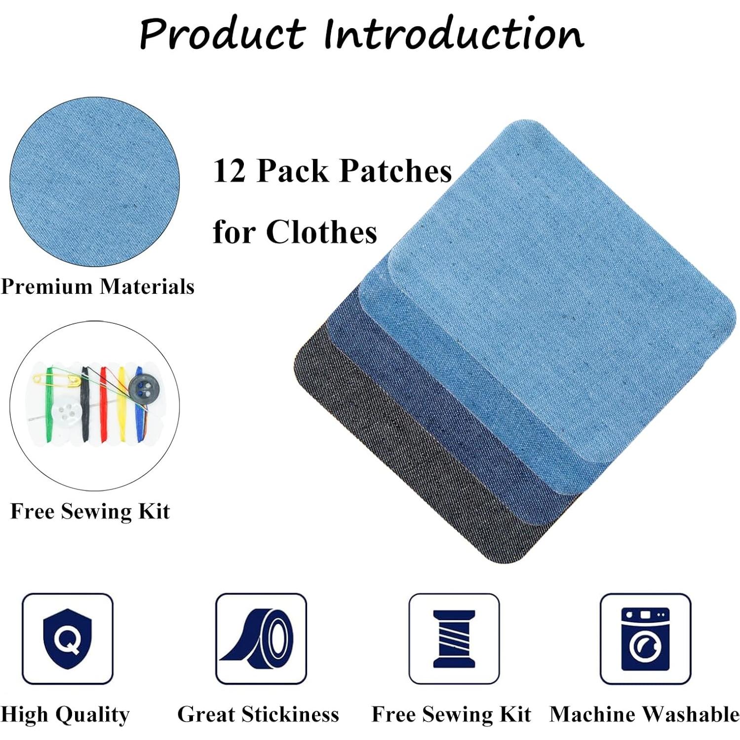 Parche de Planchar Gorofit 20 Piezas 7.6x10.2cm Algodón