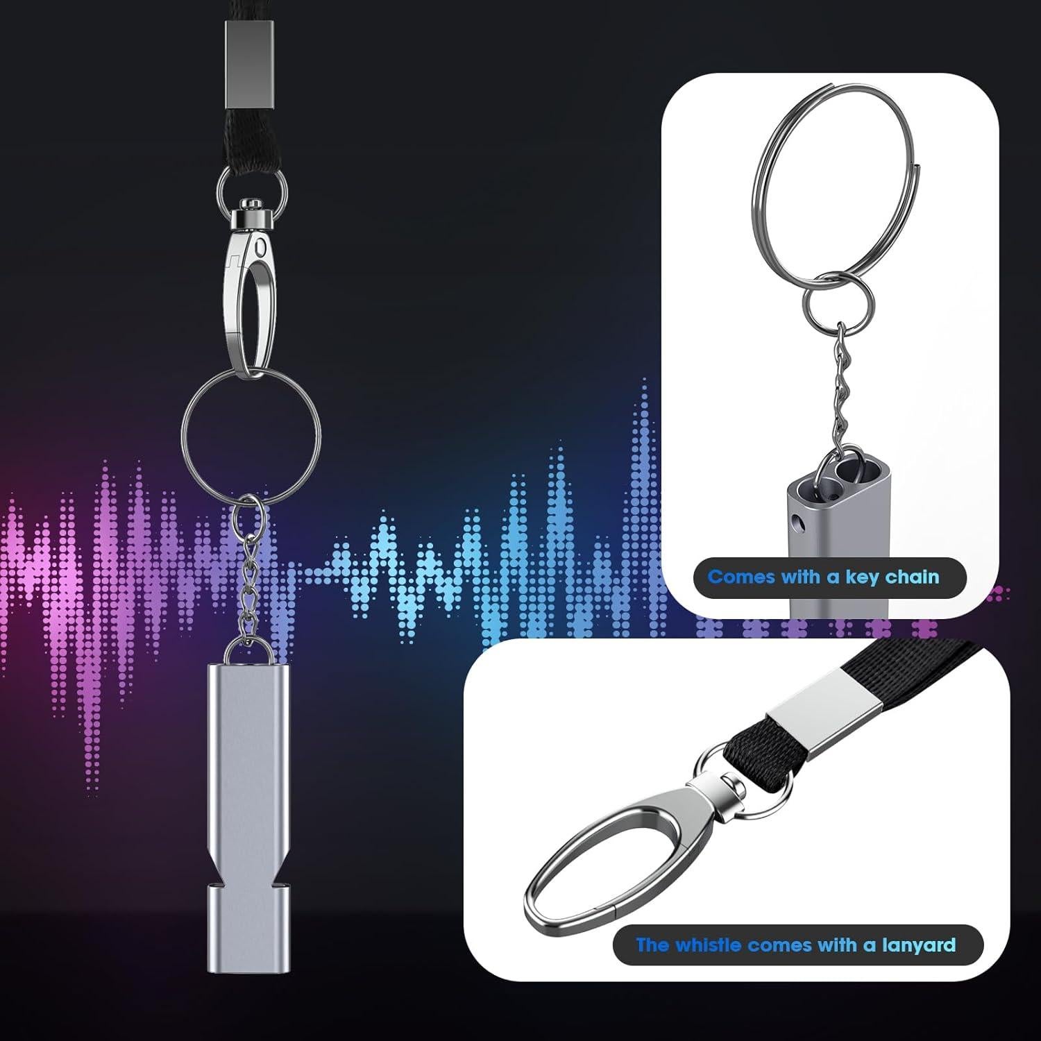 Silbatos de Emergencia Braylin 3-Pack Aluminio 120dB