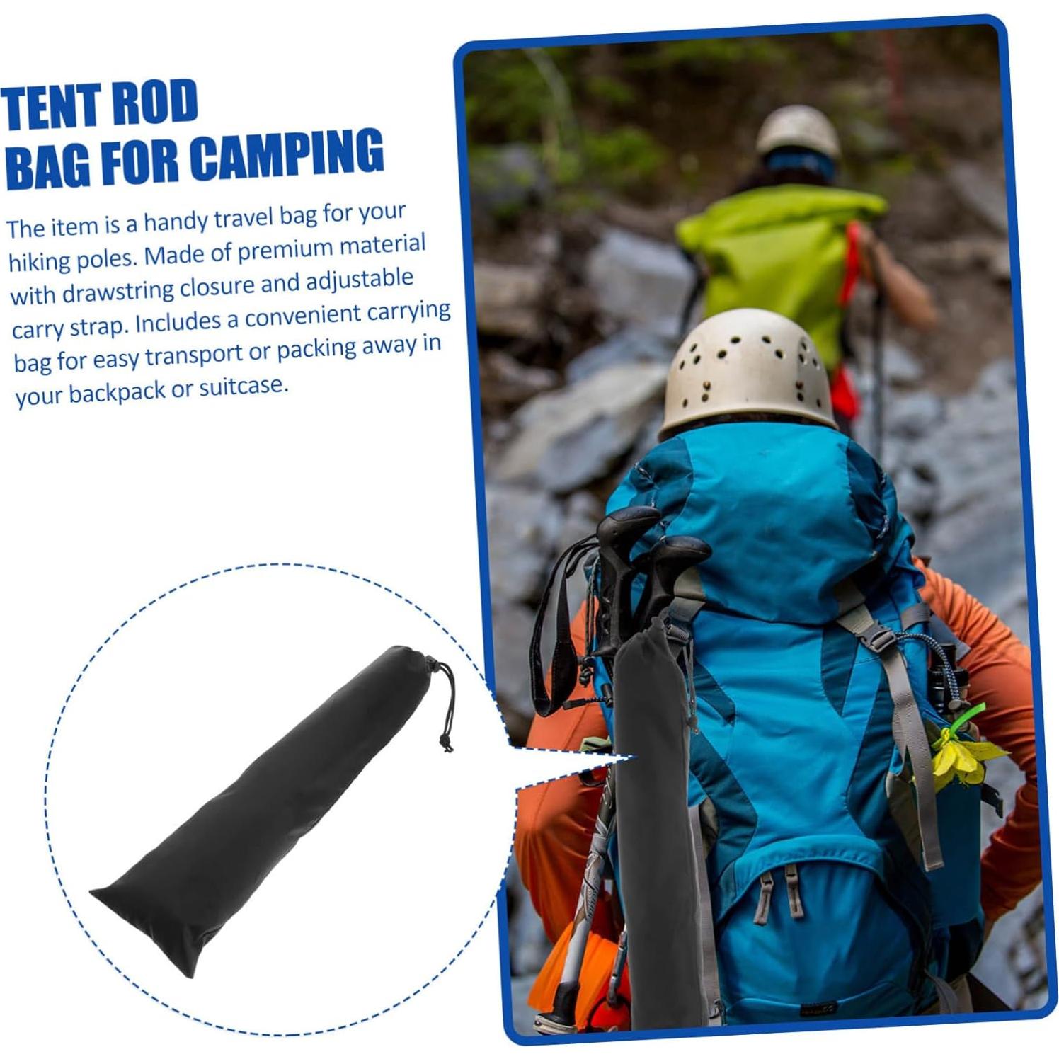 Bolsa de Transporte para Bastones de Senderismo Toddmomy 49x12cm