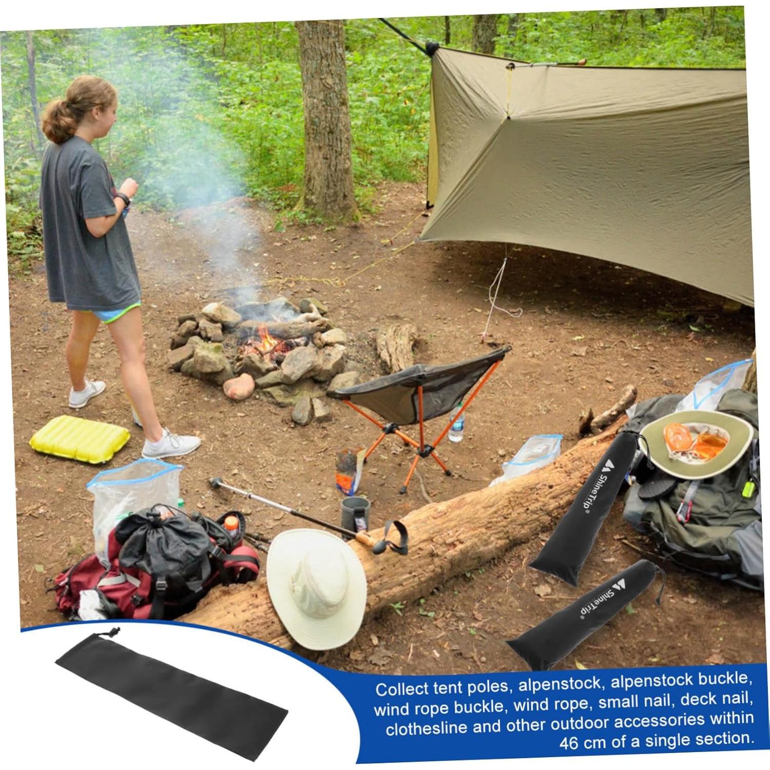 Bolsa de Transporte para Bastones de Senderismo Toddmomy 49x12cm