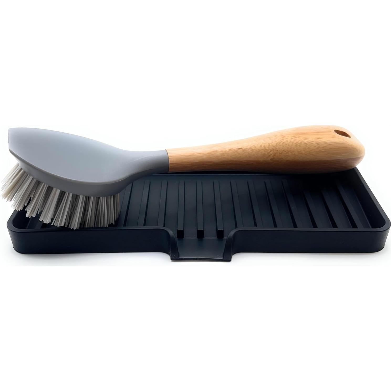 Bandeja de Jabón de Silicona Happitasa 22.86x8.89cm Negra