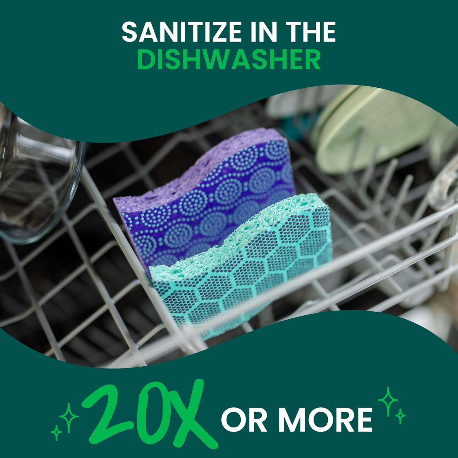 Esponjas de Cocina Scotch-Brite Resist Odor - 6 Unidades