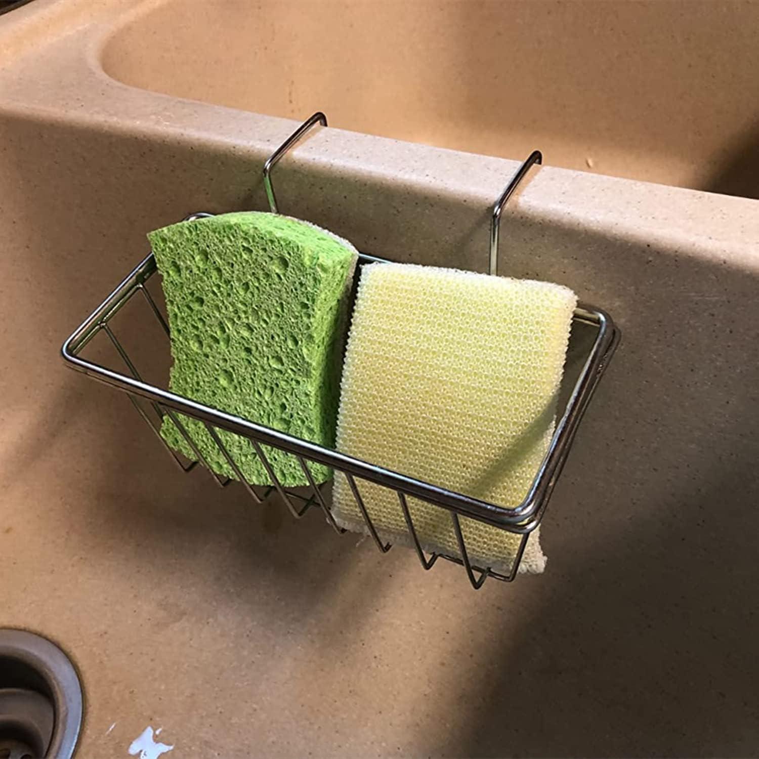Soporte para Esponjas de Cocina JIANYI Acero Inoxidable 18x9x8cm