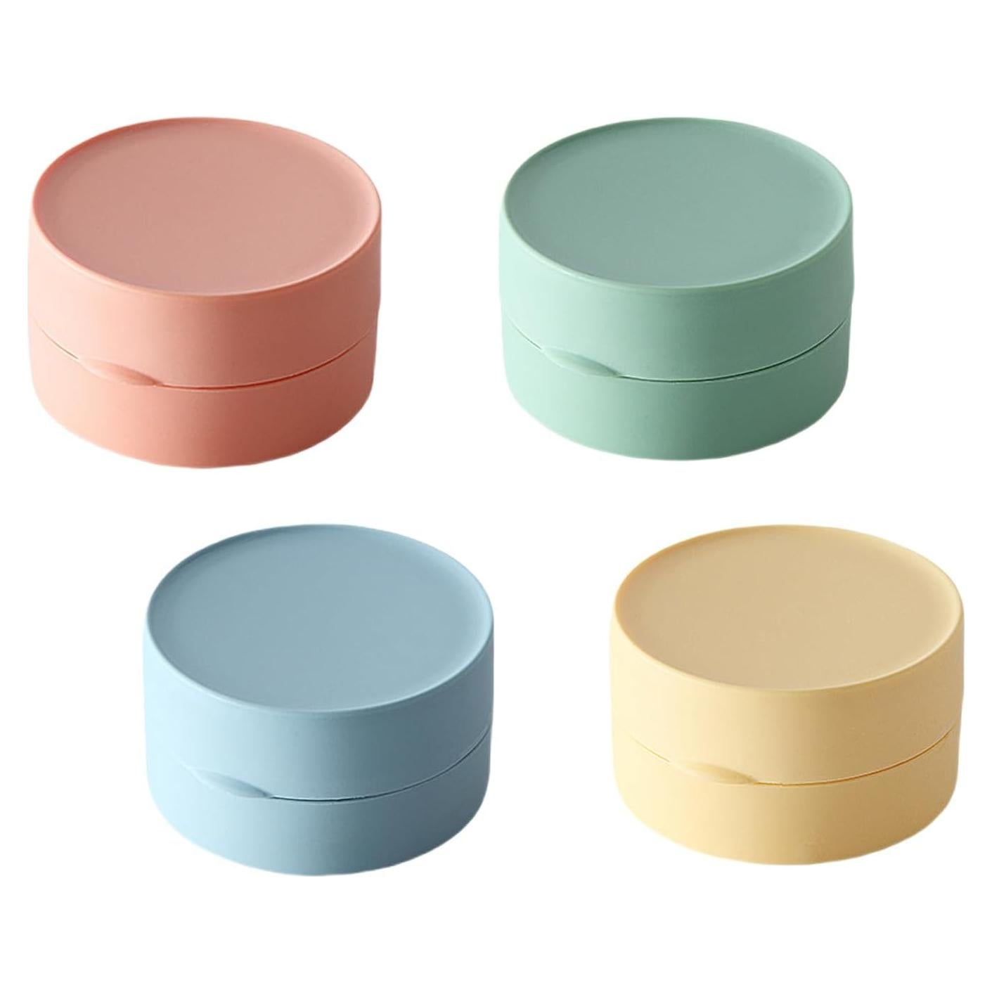 Estuche de Viaje para Jabón Incauca 4 Colores Redondo 8x8cm