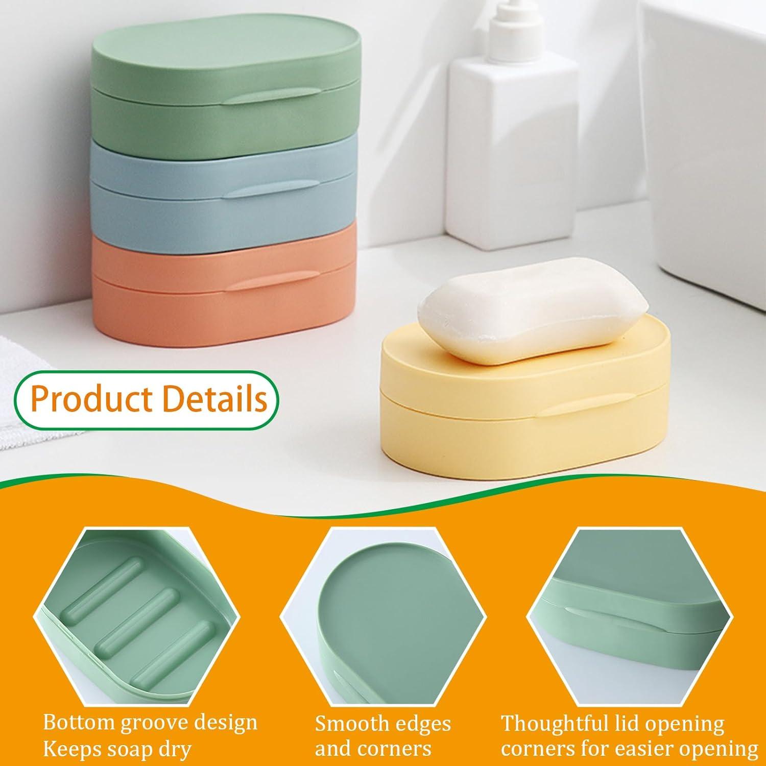 Estuche de Viaje para Jabón Incauca 4 Colores Redondo 8x8cm