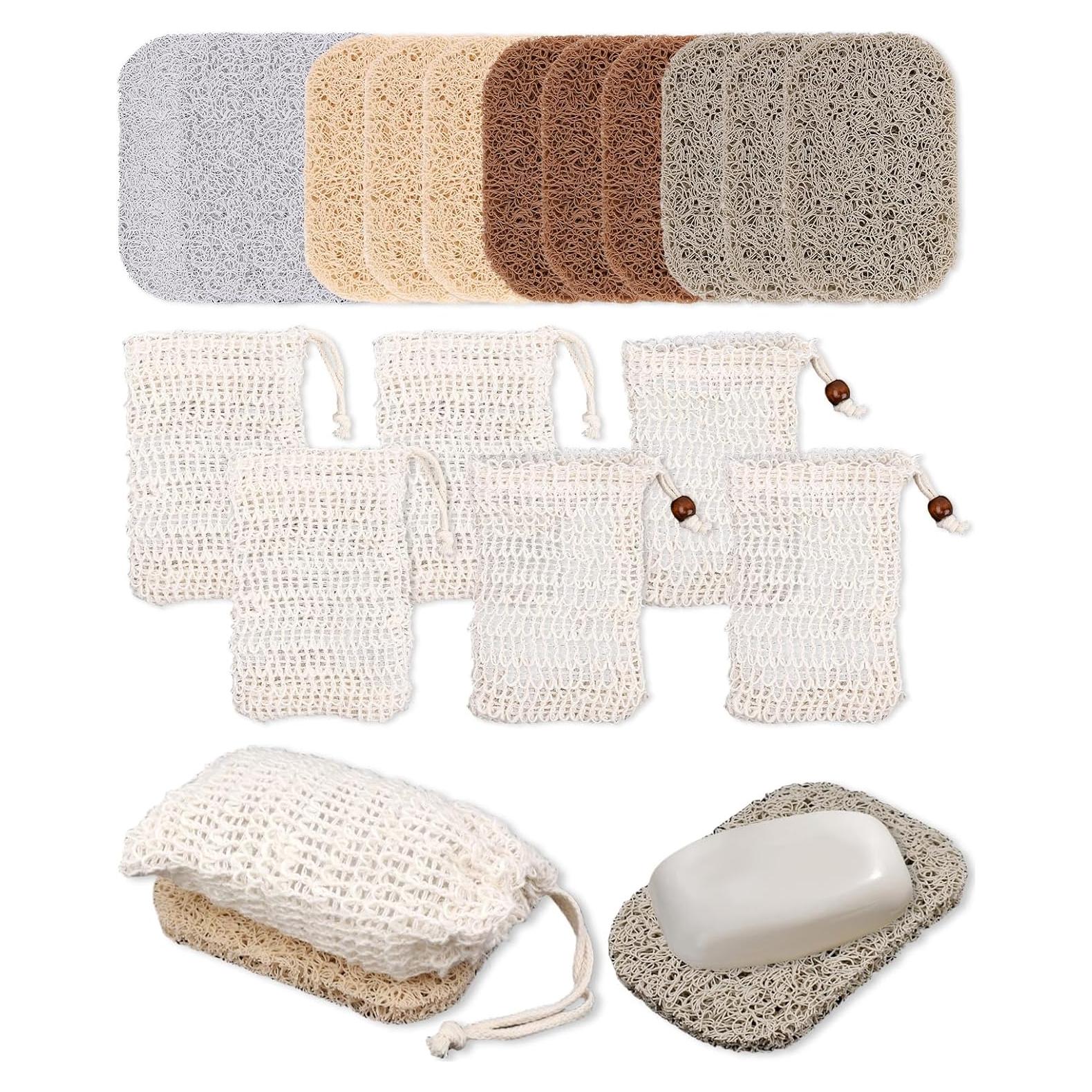 Juego de 24 Almohadillas y Bolsas para Jabón WOJVVK