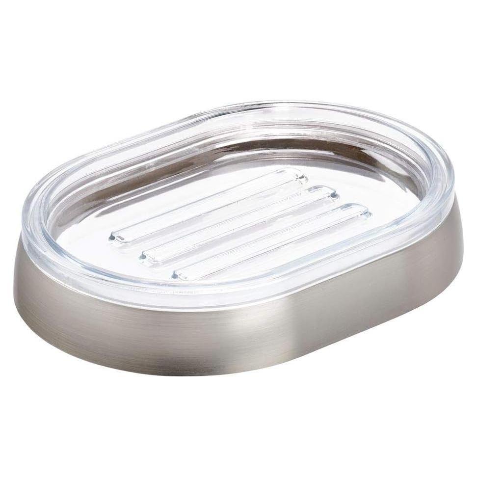 Bandeja para Jabón InterDesign Haley de Plástico Cepillado