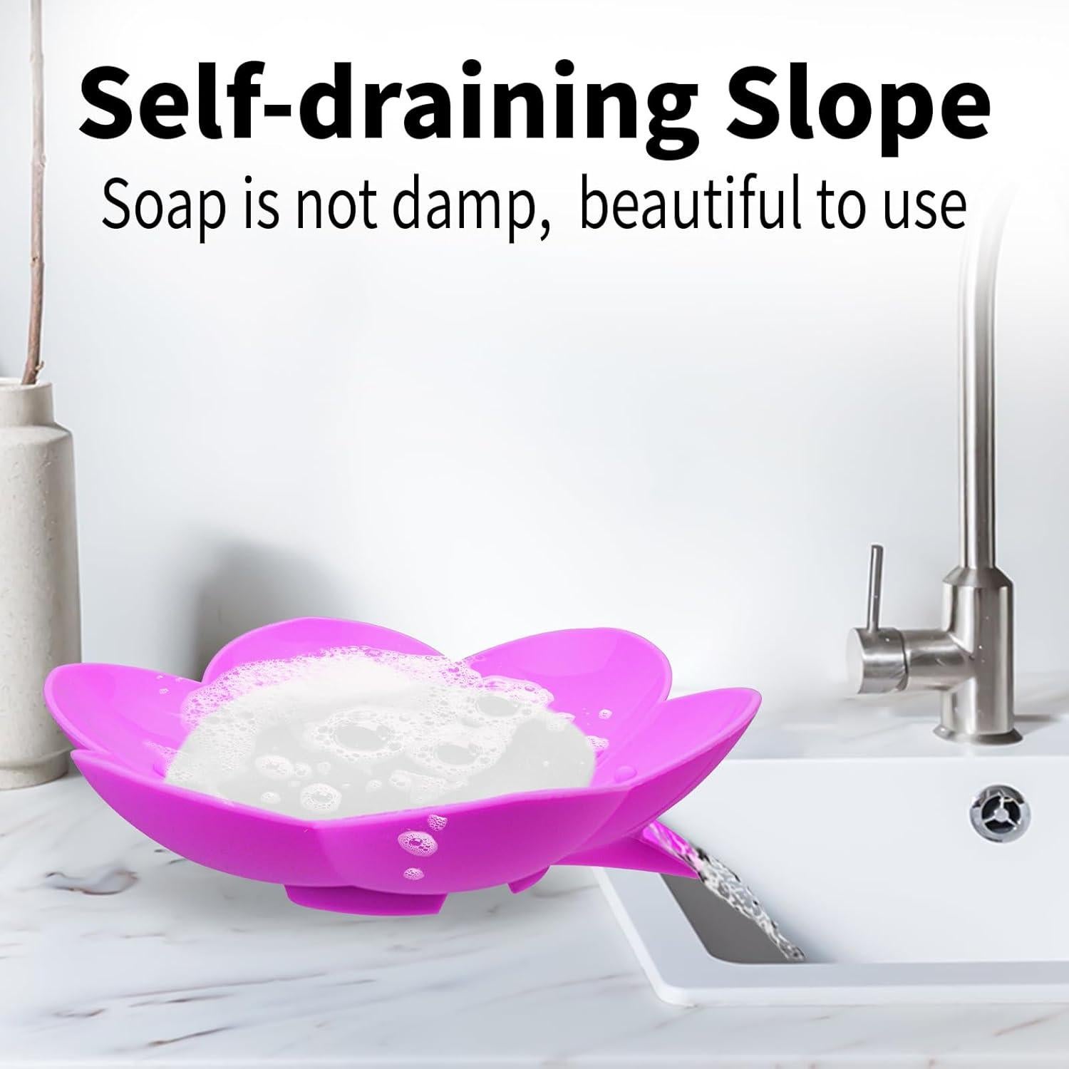 Juegos de Platos para Jabón Mabnuby 2 Pack Silicona XL