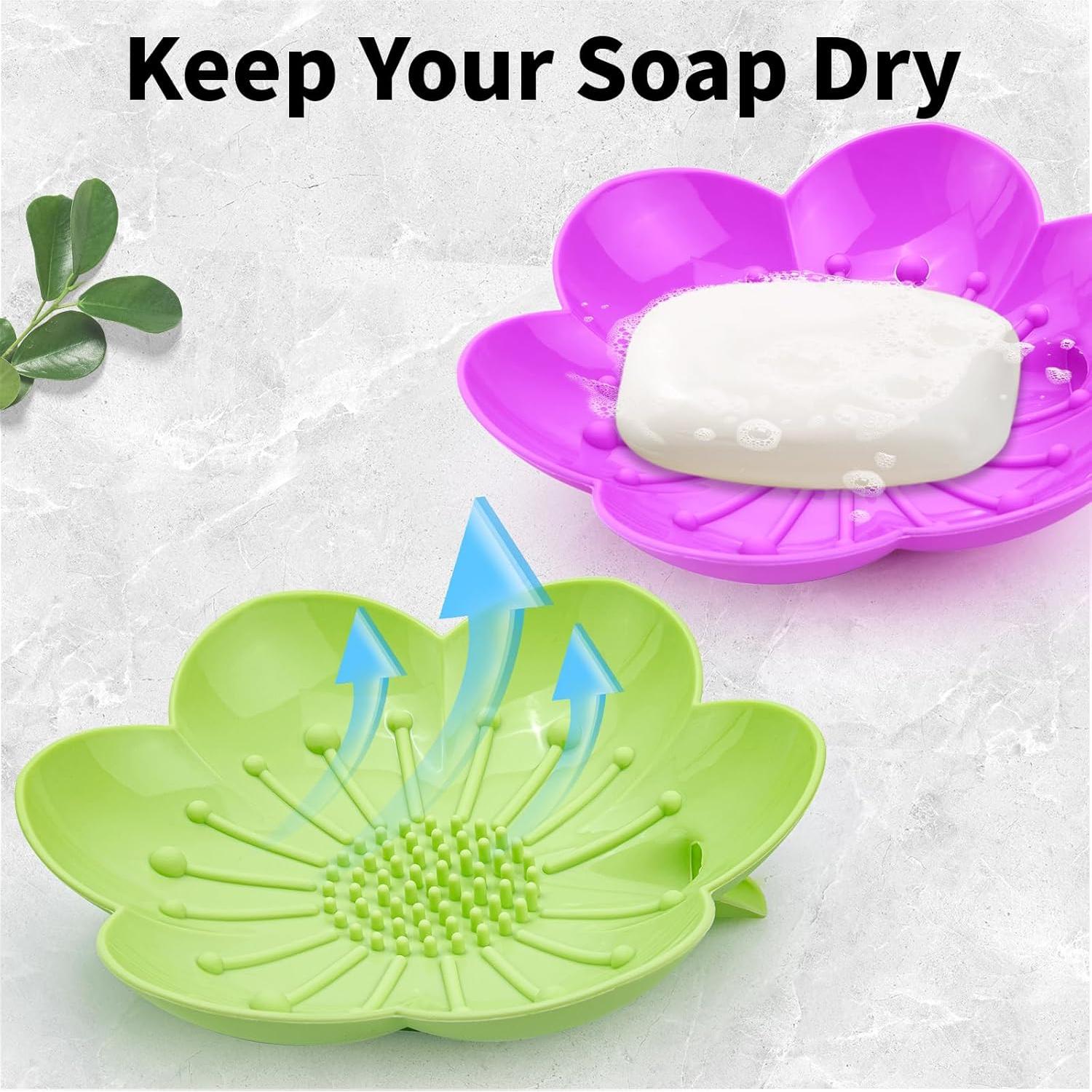 Juegos de Platos para Jabón Mabnuby 2 Pack Silicona XL