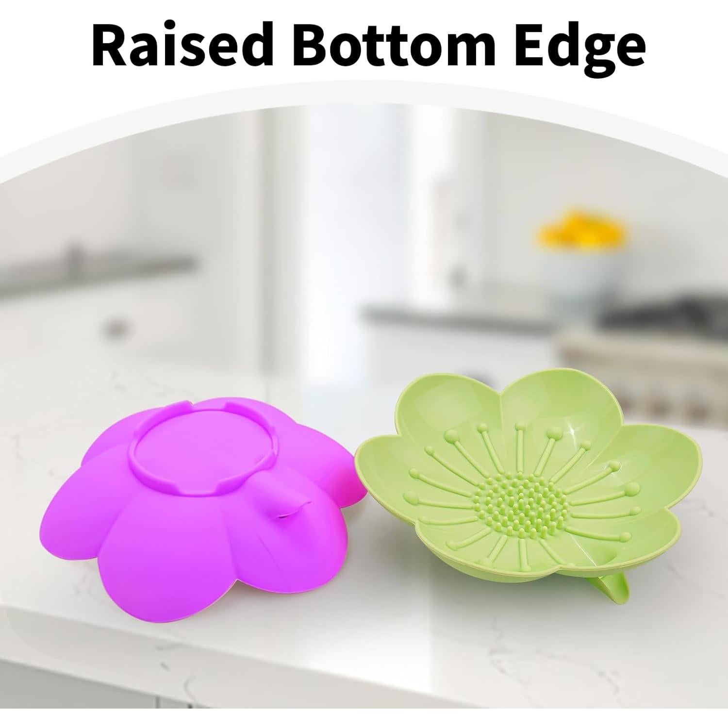 Juegos de Platos para Jabón Mabnuby 2 Pack Silicona XL