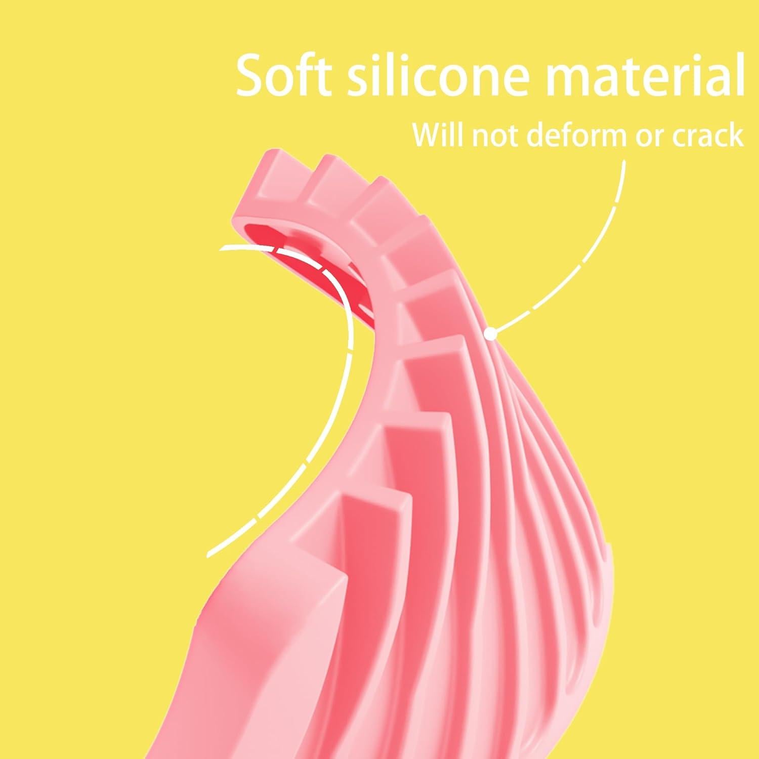 Paquete de 4 bandejas de jabón de silicona Chengcan - Antideslizante