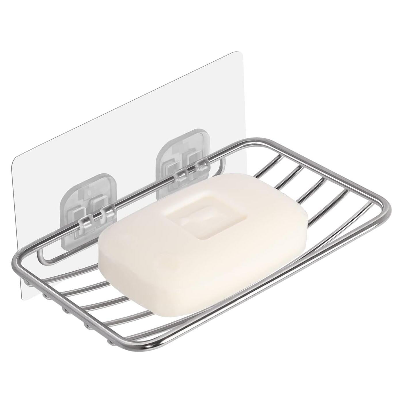 Soporte de Jabón de Pared Uten Acero Inoxidable 14.48x9.96cm