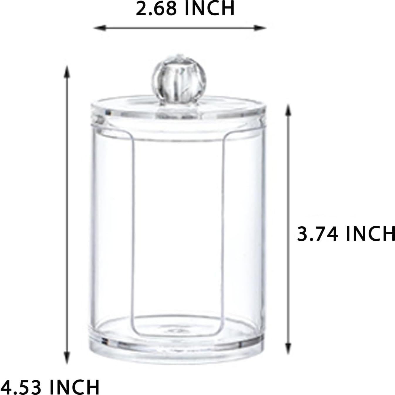 Soporte Organizador de Discos de Algodón AkosIale 10oz
