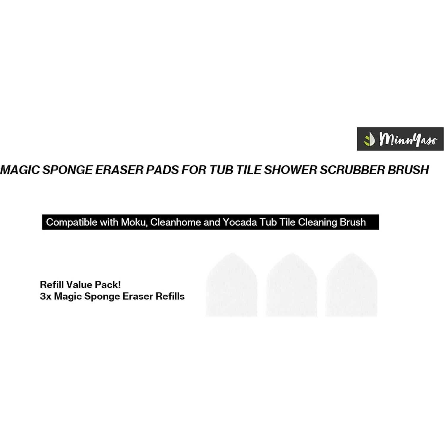 Almohadillas de Borrado Mágico Esponja MinnYaso - Paquete de 3