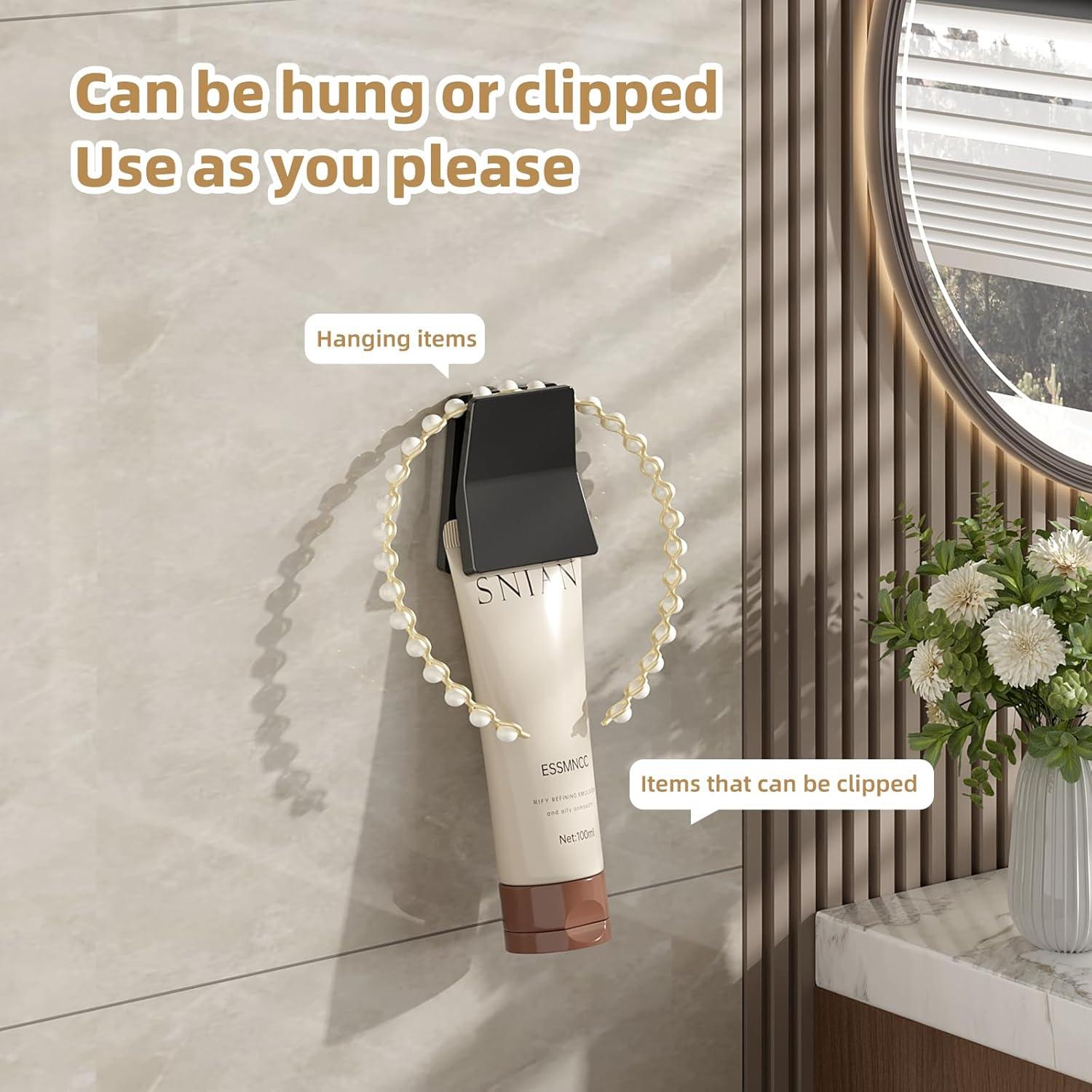 Clips Adhesivos Grandes EooUooIP - 6 Pcs para Paredes, Blanco