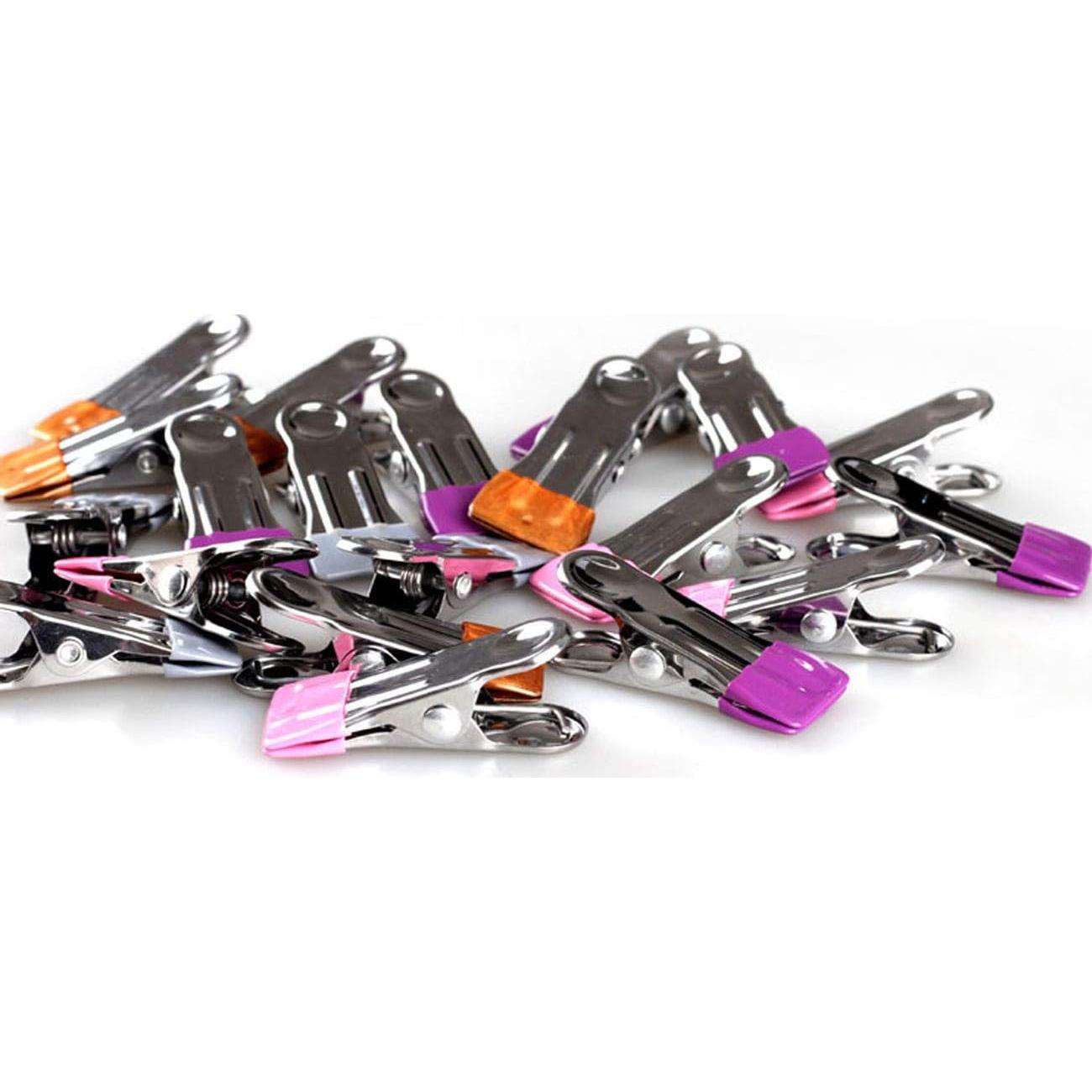 Pinzas de Ropa FOMMEN 30 Paquetes Acero Inoxidable 5.6cm