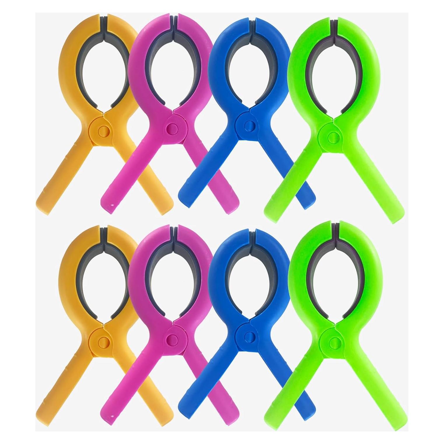 Paquete de 8 Clips Grandes para Toallas de Playa WIN&YING