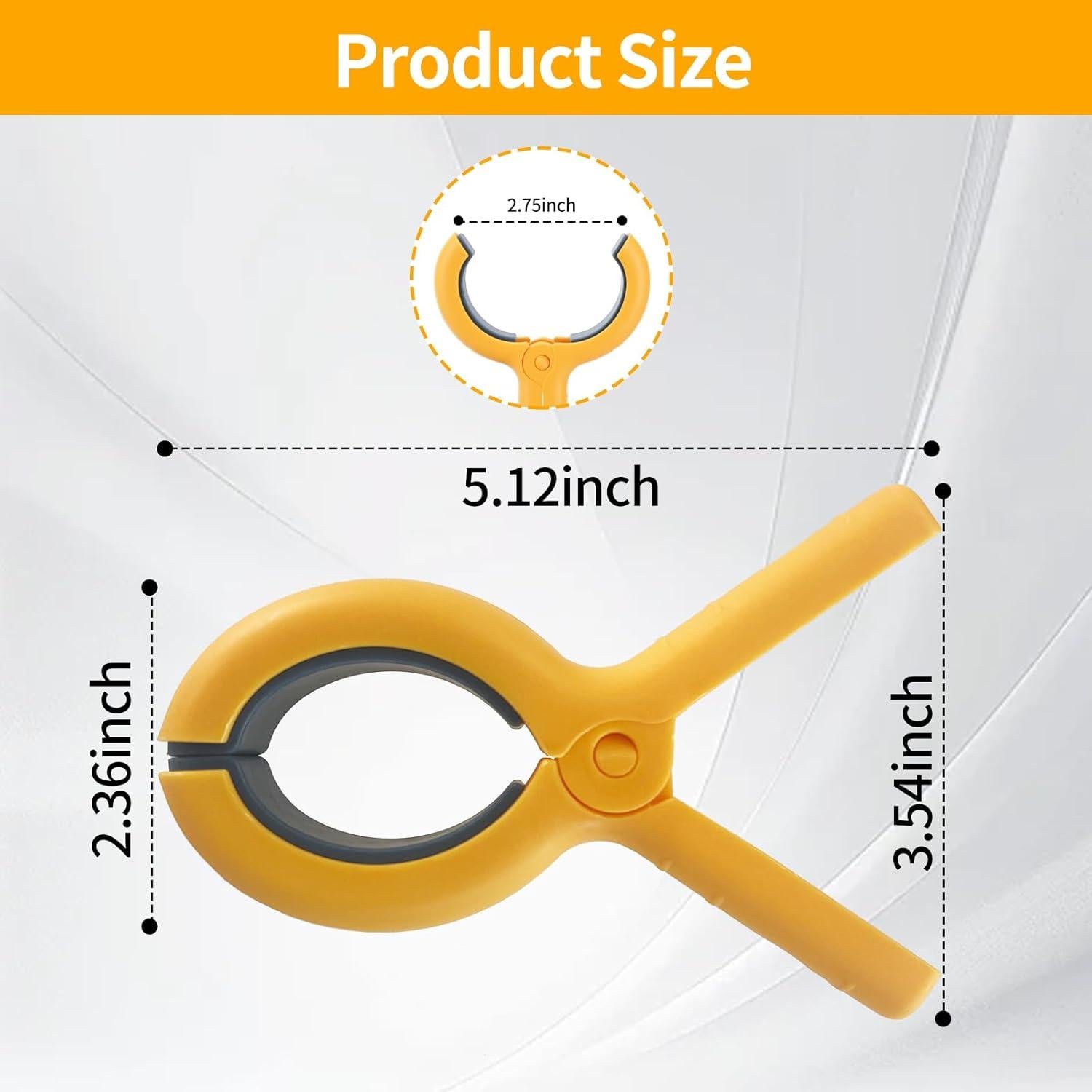 Paquete de 8 Clips Grandes para Toallas de Playa WIN&YING