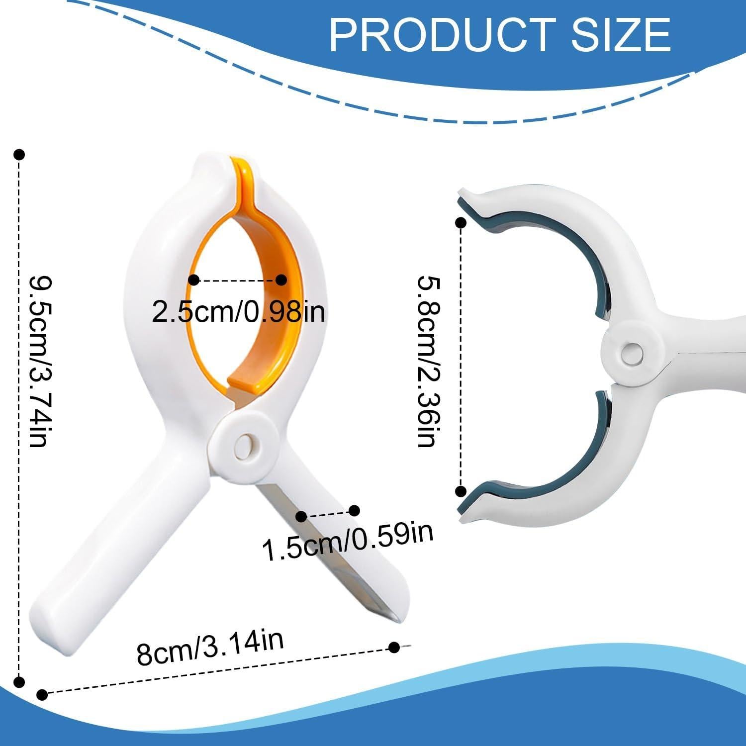 Pinzas de Toalla de Playa Extra Grande 12 Pack xiaxi