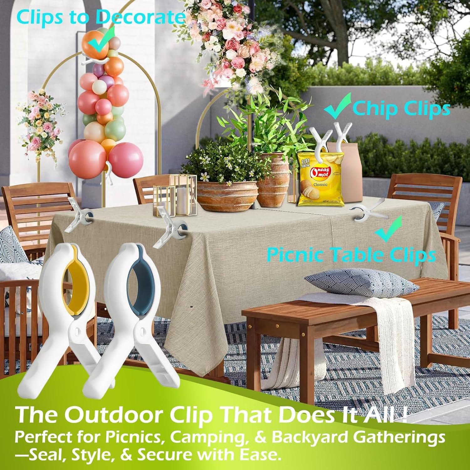 Pinzas de Toalla de Playa Extra Grande 12 Pack xiaxi