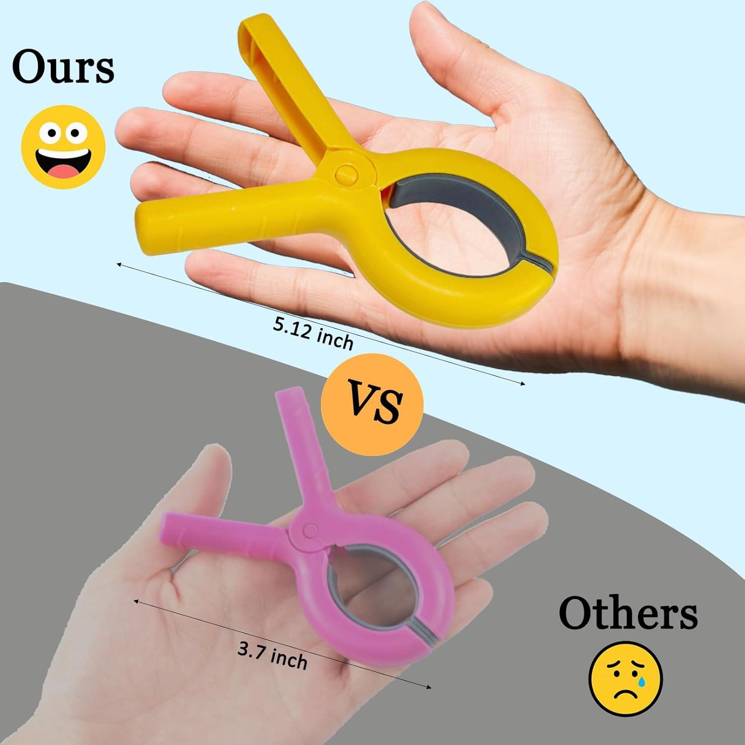 Pinzas de Toalla de Playa QuairBrez 8 Pcs Alta Resistencia