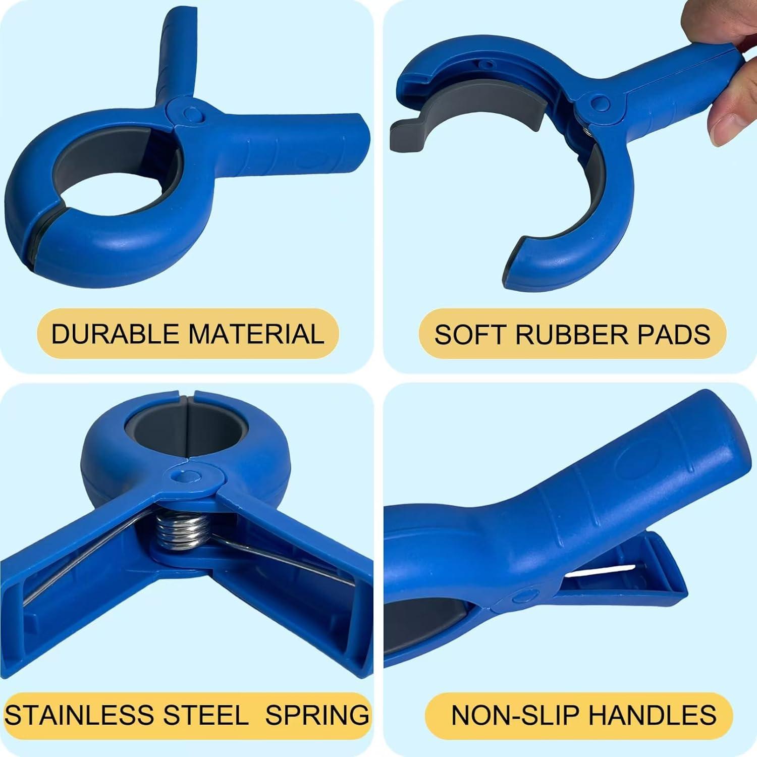 Pinzas de Toalla de Playa QuairBrez 8 Pcs Alta Resistencia