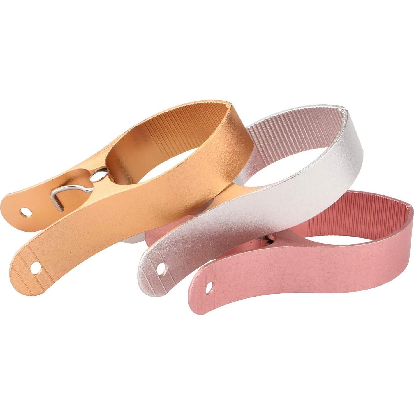 Pinzas de Toalla de Playa Z ZICOME - Juego de 3 Aluminio 10.4 cm