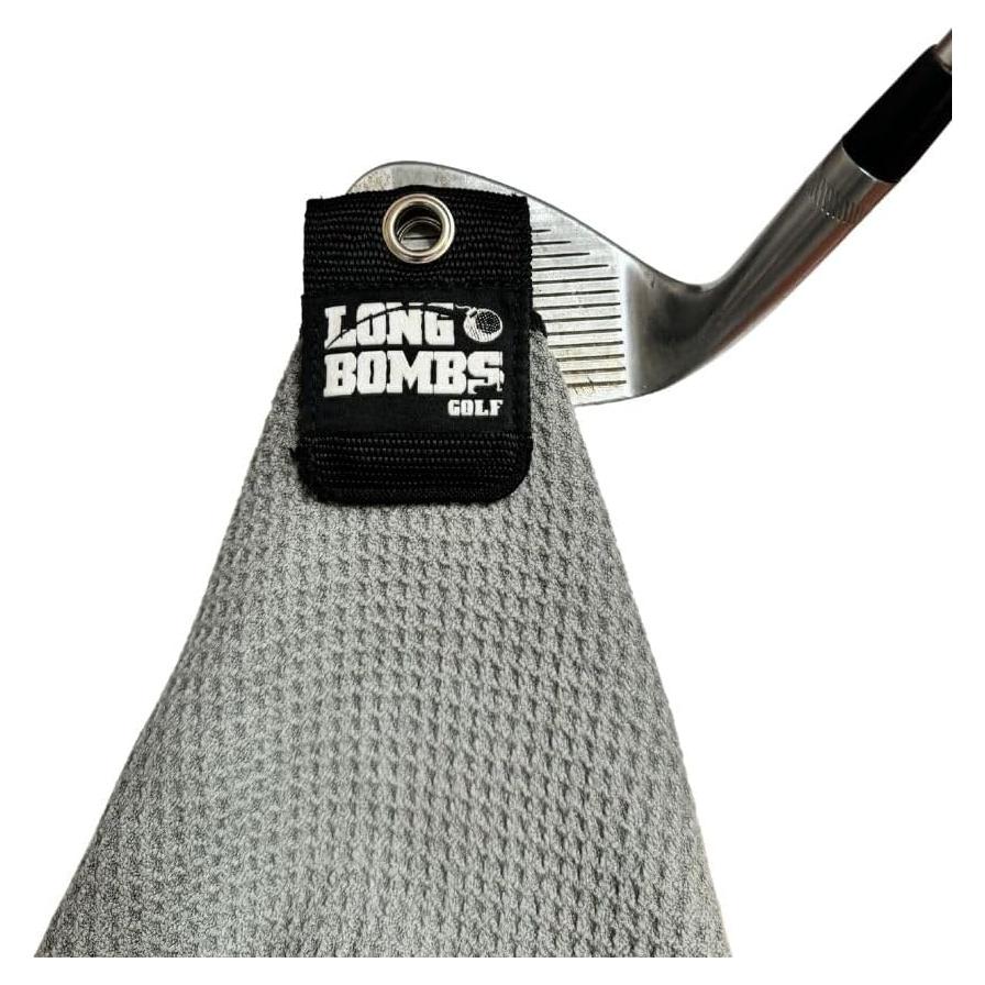 Clip Magnético para Toalla de Golf Long Bombs, Negro