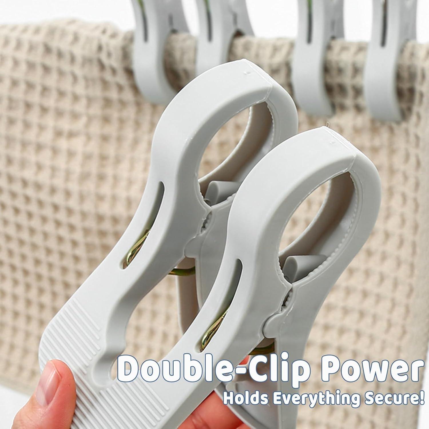 Pinzas para Toallas de Playa LERAO - Paquete de 4, Alta Resistencia