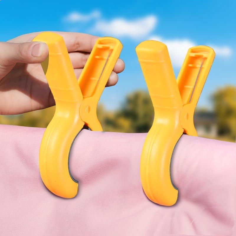 Clips de Toalla de Playa Premium MRFuYtng - 2 Piezas Resistentes