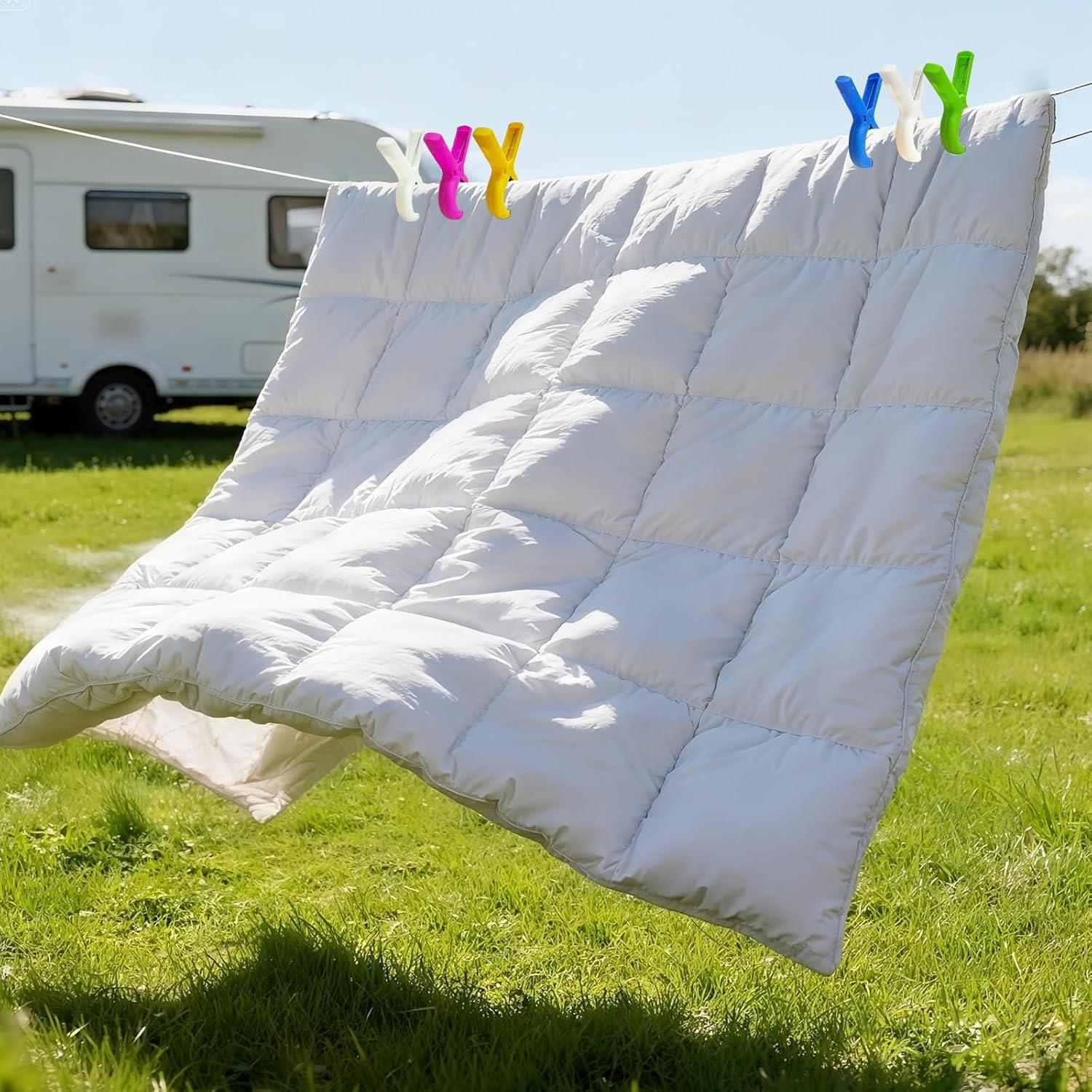 Pinzas Grandes para Toallas ChicRange - Paquete de 6 Colores